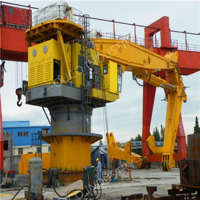 кран заграждения 20m25t Knuck морской